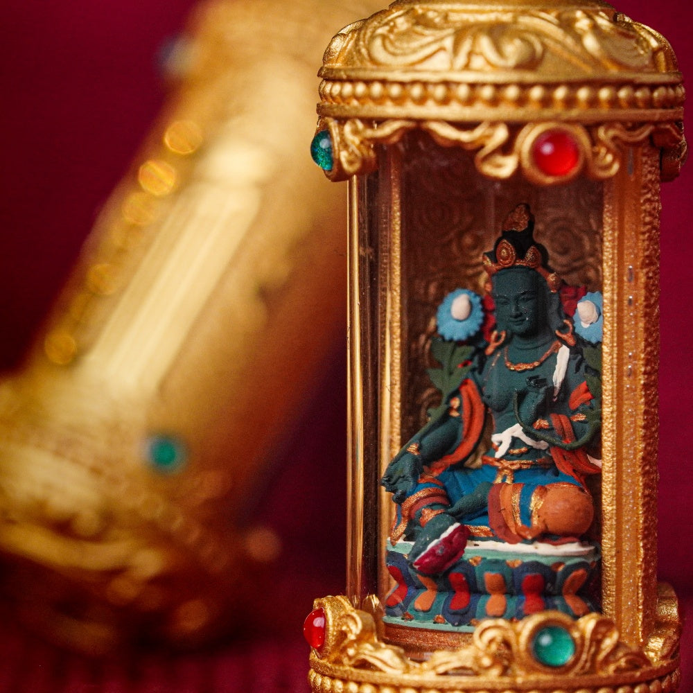 The Catalyst Pillar | Swift Momentum & Obstacle Dissolver (Green Tara)