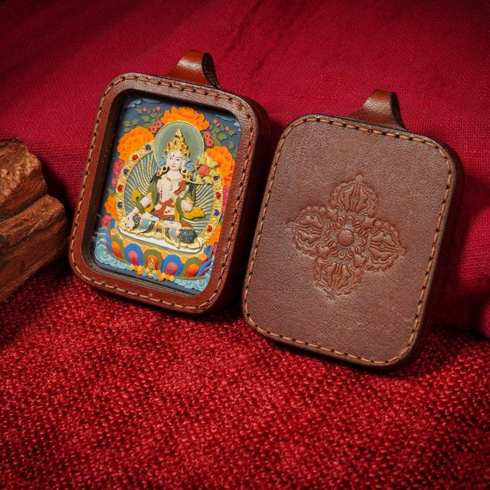 The Longevity Shield | Radiant Vitality & Compassionate Protection Mandala (White Tara)