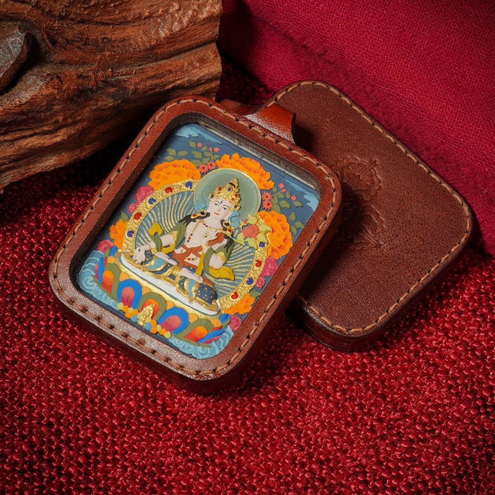 The Longevity Shield | Radiant Vitality & Compassionate Protection Mandala (White Tara)