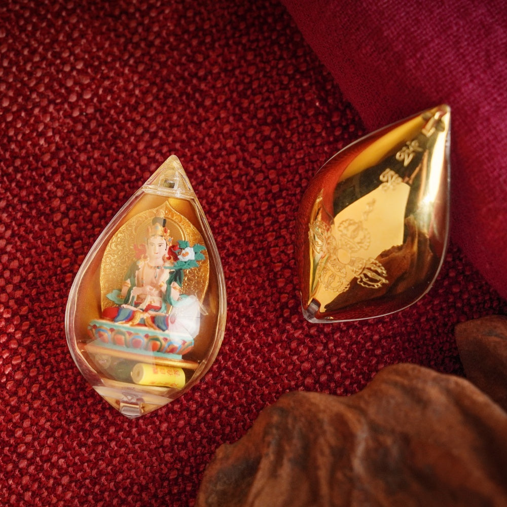 The Spiritual Pillar | Great Strength & Wisdom Realization Petal-Amulet (Mahasthamaprapta)