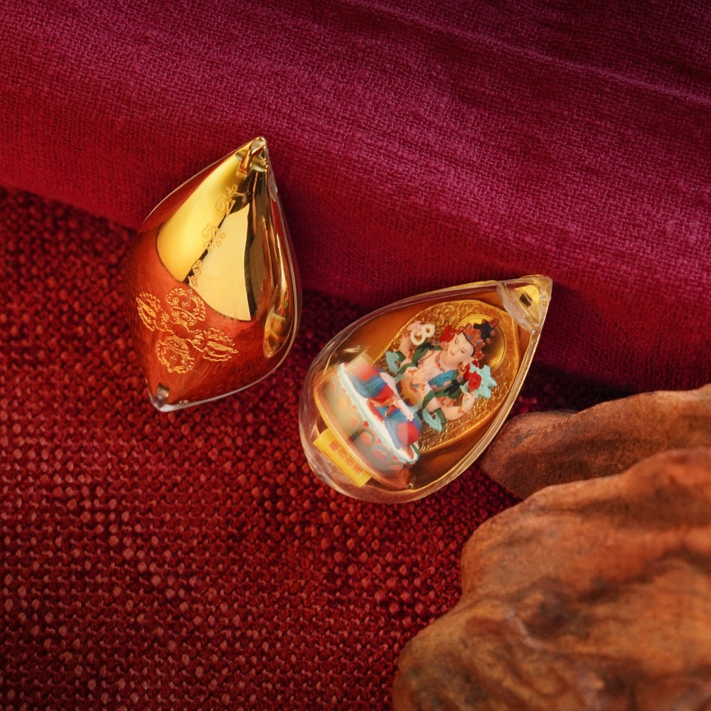 The Heart of Mercy | Unconditional Love & Emotional Harmony Petal-Shrine (Four-Armed Avalokiteshvara)