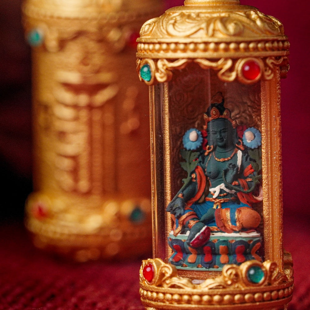 The Catalyst Pillar | Swift Momentum & Obstacle Dissolver (Green Tara)